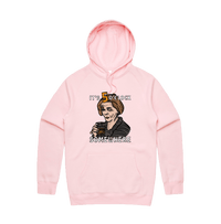 S / Pink / Large Front Design It's 5 o'clock Somewhere ⌚ - Unisex Hoodie
