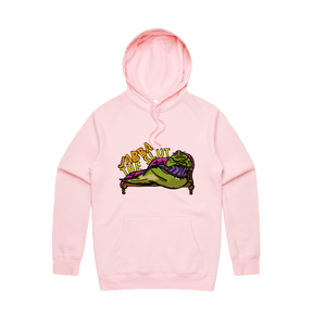 S / Pink / Large Front Design Jabba The Slut ⛓️ - Unisex Hoodie