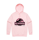 S / Pink / Large Front Design Jurassic Mum 🦖 - Unisex Hoodie