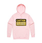 S / Pink / Large Front Design May Contain Alcohol 🍺 - Unisex Hoodie