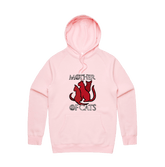 S / Pink / Large Front Design Mother of Cats 🐈 - Unisex Hoodie