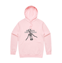 S / Pink / Large Front Design Mummy's Fidget Spinner 🍷 - Unisex Hoodie
