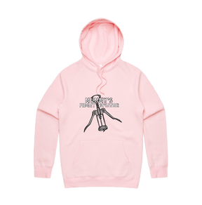 S / Pink / Large Front Design Mummy's Fidget Spinner 🍷 - Unisex Hoodie