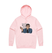 S / Pink / Large Front Design That's What She Said 🖨️ - Unisex Hoodie