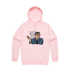 S / Pink / Large Front Design That's What She Said 🖨️ - Unisex Hoodie