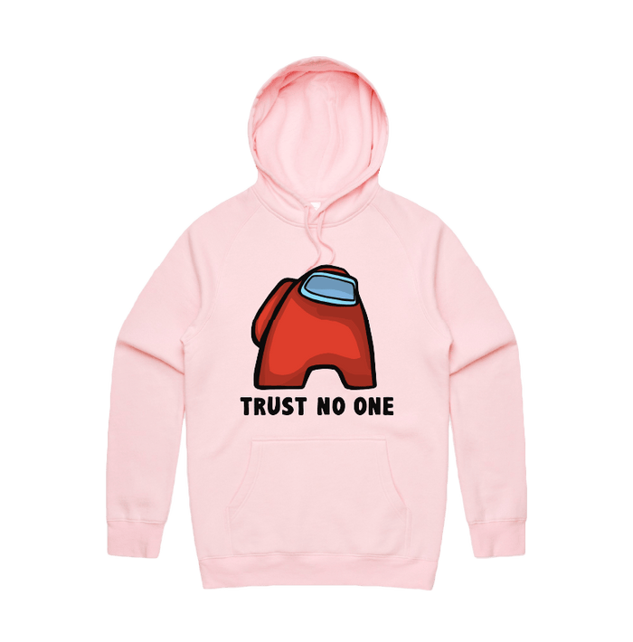 S / Pink / Large Front Print Among Us 👨‍🚀 - Unisex Hoodie