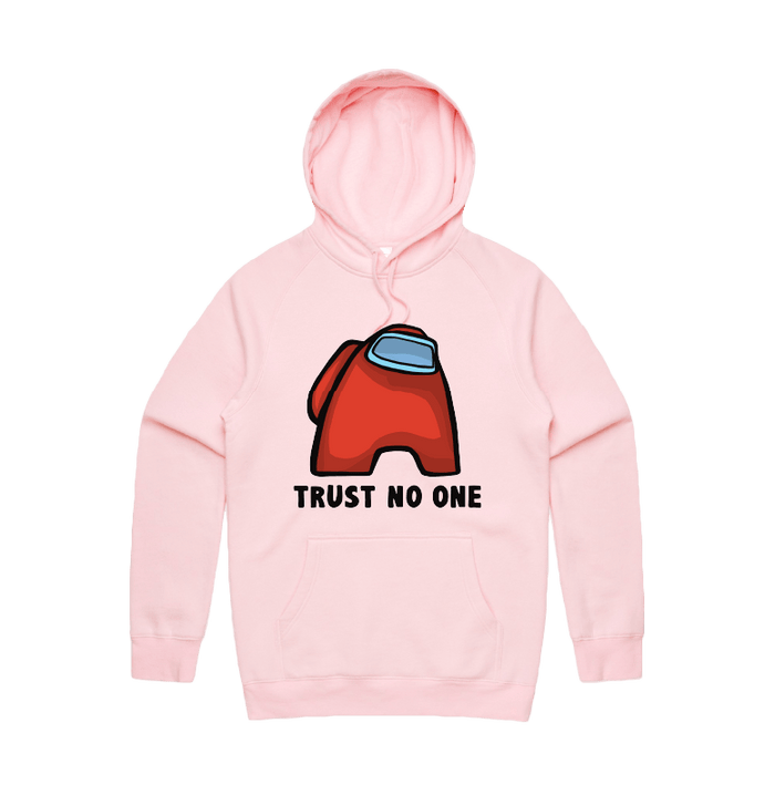 S / Pink / Large Front Print Among Us 👨‍🚀 - Unisex Hoodie