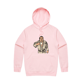S / Pink / Large Front Print Big Ed (90 Day Fiance) 🛺 - Unisex Hoodie