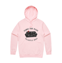 S / Pink / Large Front Print Casting Couch 📹 - Unisex Hoodie
