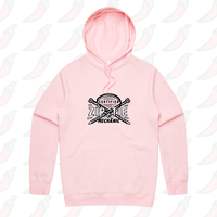 S / Pink / Large Front Print Certified Ziptie Mechanic 🔧 – Unisex Hoodie