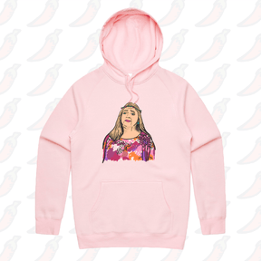 S / Pink / Large Front Print Cool Cats & Kittens 😸 - Unisex Hoodie