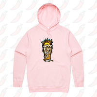 S / Pink / Large Front Print Day For It ☀️ - Unisex Hoodie