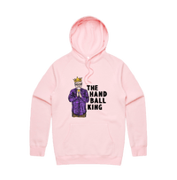 S / Pink / Large Front Print K Rudd Handball King 👑 - Unisex Hoodie