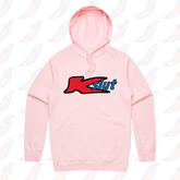 S / Pink / Large Front Print Klut 🛍️ - Unisex Hoodie