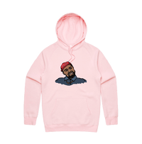 S / Pink / Large Front Print Make America Yeezy Again 🦅 - Unisex Hoodie