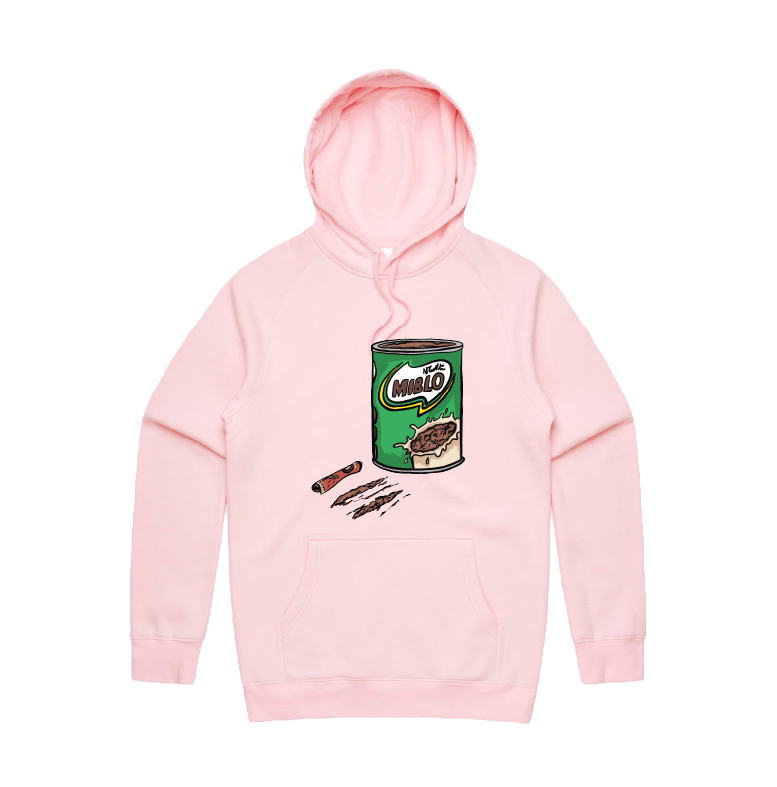 S / Pink / Large Front Print MIBLO 🥛 - Unisex Hoodie
