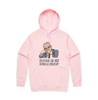 S / Pink / Large Front Print Scomo Sugar Daddy 💸 - Unisex Hoodie
