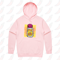 S / Pink / Large Front Print Secret Ingredient 🧂 – Unisex Hoodie