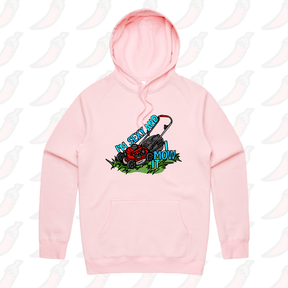 S / Pink / Large Front Print Sexy And I Mow It 😘 🌾 – Unisex Hoodie