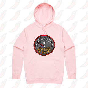 S / Pink / Large Front Print She’ll Be Right Fuel 🤷⛽ – Unisex Hoodie