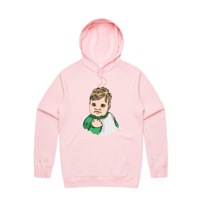 S / Pink / Large Front Print Success Kid ✊ - Unisex Hoodie