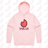 S / Pink / Large Front Print Swipe Right 🔥- Unisex Hoodie
