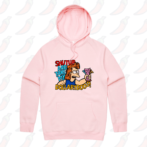 S / Pink / Large Front Print Take My Dollary Doos 💵 – Unisex Hoodie