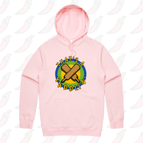 S / Pink / Large Front Print That’s A Paddlin’ 🏏 – Unisex Hoodie