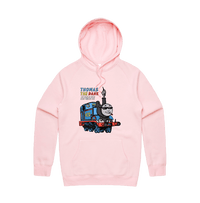 S / Pink / Large Front Print Thomas The Dank Engine 🚂 - Unisex Hoodie