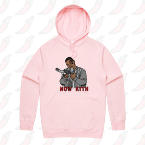 S / Pink / Large Front Print Tyson Now Kith 🕊️ - Unisex Hoodie