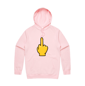 S / Pink / Large Front Print Up Yours 🖕 - Unisex Hoodie