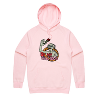 S / Pink / Large Front Print Valentines Precious 🌹 – Unisex Hoodie