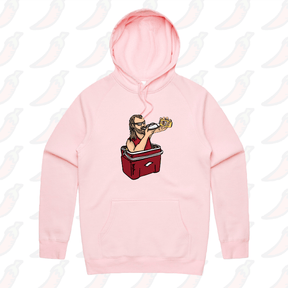 S / Pink / Large Front Print XXXX Shoey 🍺 - Unisex Hoodie