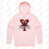 S / Pink / Large Front Print You’re My Lobster 🦞- Unisex Hoodie