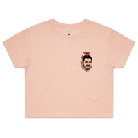 S / Pink Michael Bauble 🎤🎄 –  Women's Crop Top