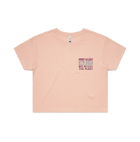 S / Pink Mum Sleep 🥱 - Women's Crop Top