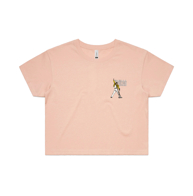 S / Pink Mummaaaaa 🎙️ - Women's Crop Top