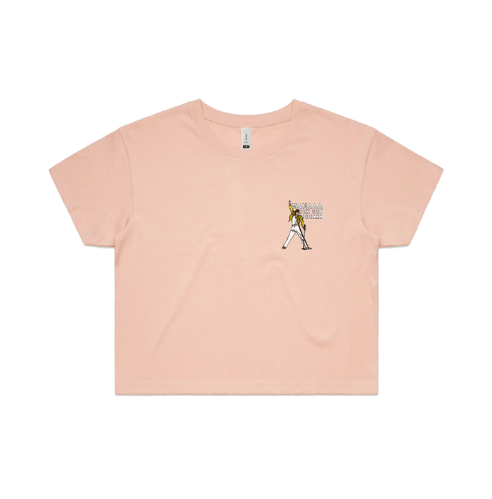 S / Pink Mummaaaaa 🎙️ - Women's Crop Top