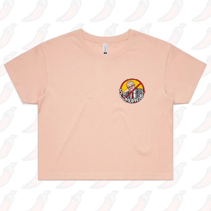 S / Pink SCOMOPHOBIC 🚫 - Women's Crop Top