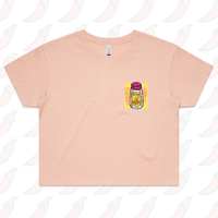 S / Pink Secret Ingredient 🧂 – Women's Crop Top