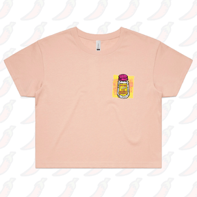 S / Pink Secret Ingredient 🧂 – Women's Crop Top