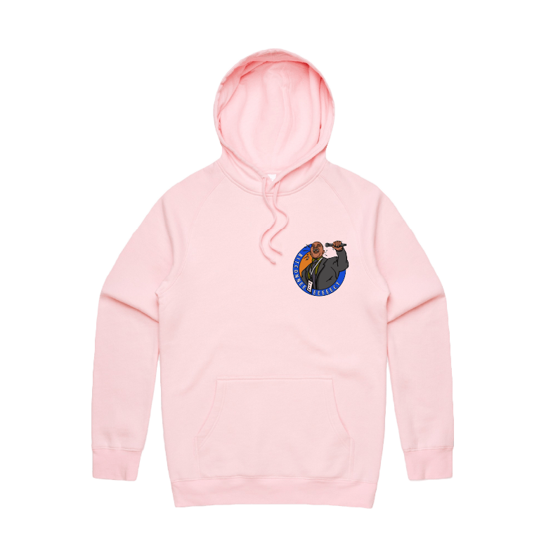 S / Pink / Small Front Design Bitconnect 🎤 - Unisex Hoodie