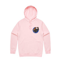 S / Pink / Small Front Design Bitconnect 🎤 - Unisex Hoodie