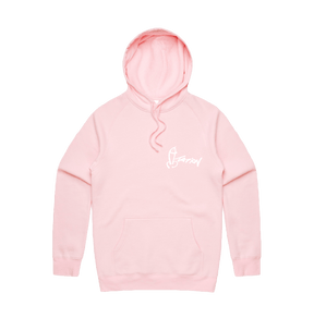 S / Pink / Small Front Design Dictation 📏 - Unisex Hoodie