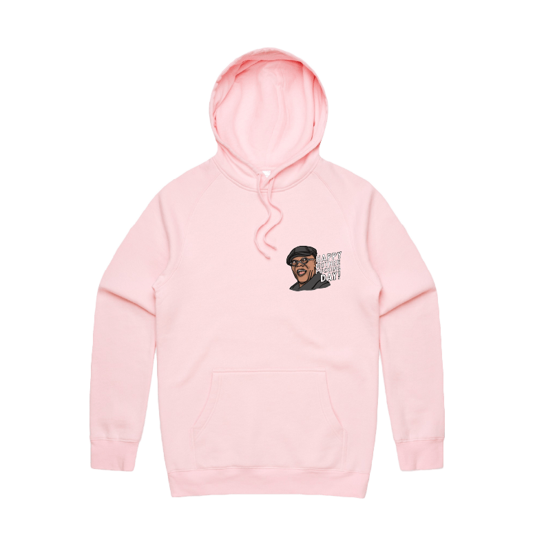 S / Pink / Small Front Design Happy Mother-F**king Day 💐 - Unisex Hoodie