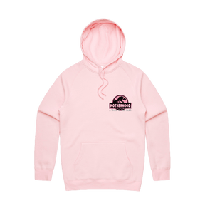 S / Pink / Small Front Design Jurassic Mum 🦖 - Unisex Hoodie