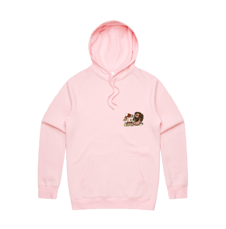 S / Pink / Small Front Design Milk Was A Bad Choice 🥛 - Unisex Hoodie