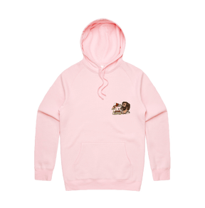 S / Pink / Small Front Design Milk Was A Bad Choice 🥛 - Unisex Hoodie