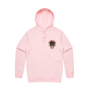 S / Pink / Small Front Design Momager 🕶️ - Unisex Hoodie