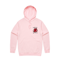 S / Pink / Small Front Design Mother of Cats 🐈 - Unisex Hoodie